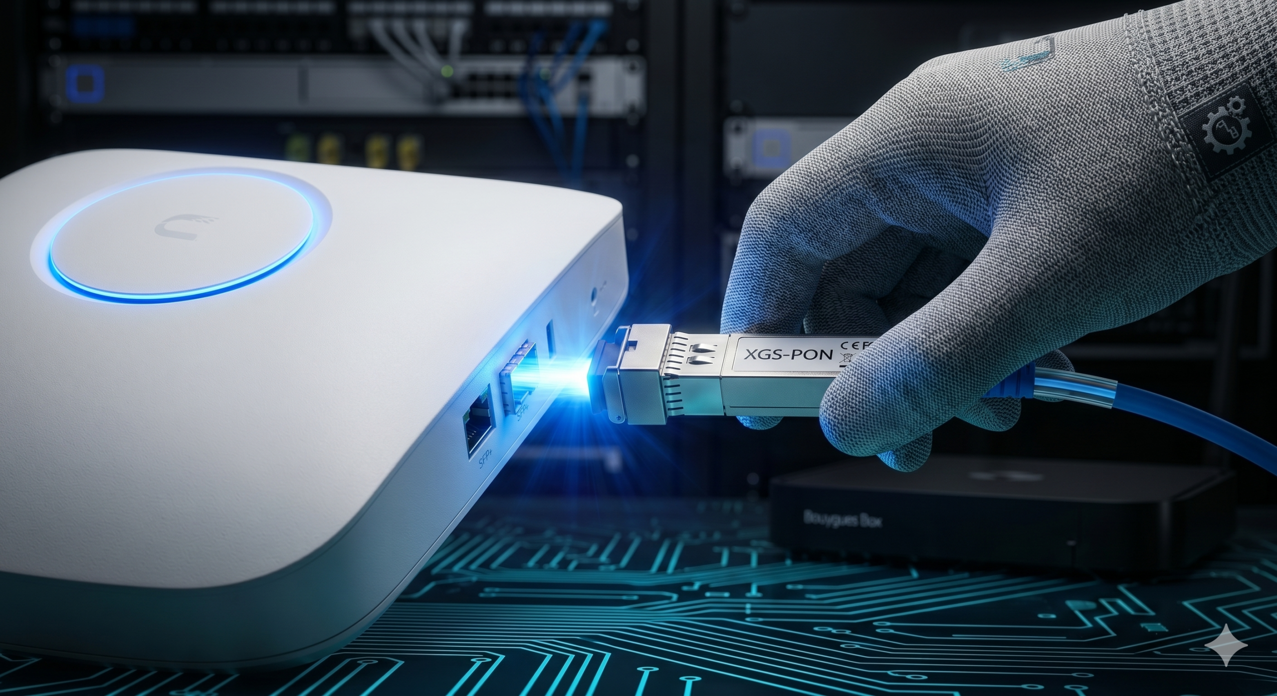 Remplacer sa box Bouygues par un module SFP+ XGS-PON sur un routeur UniFi UDR7