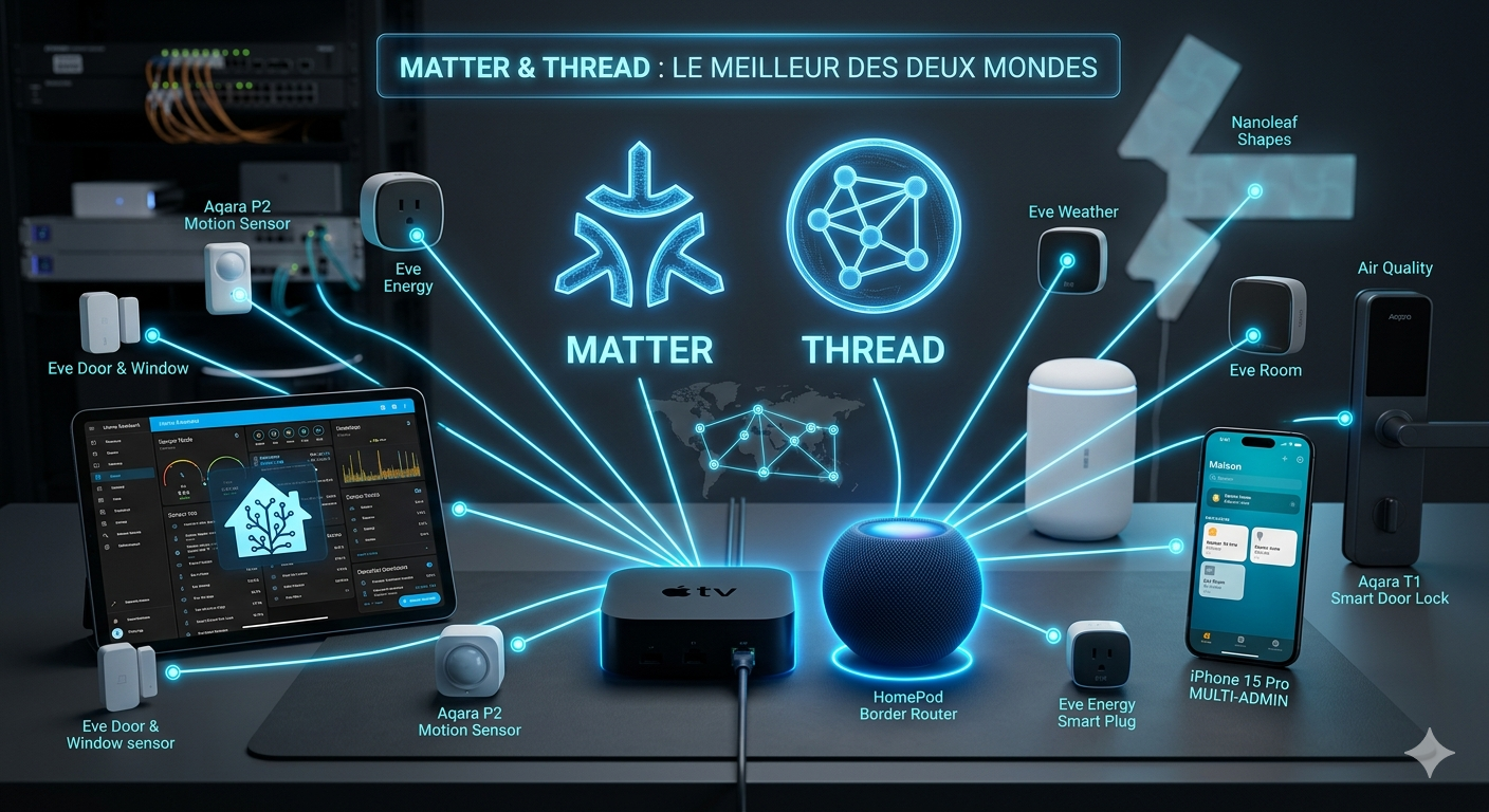 Matter & Thread : Le « meilleur des deux mondes » sans hubs propriétaires